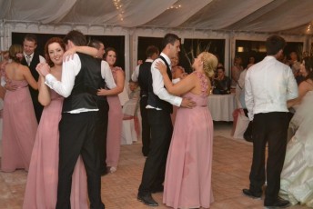 Dancing Wedding Bridal Party-Two Wells Marquee